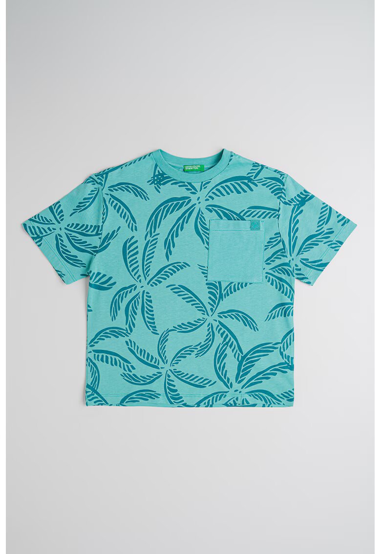 United Colors Of Benetton Tricou relaxed-fit din bumbac - Verde persan