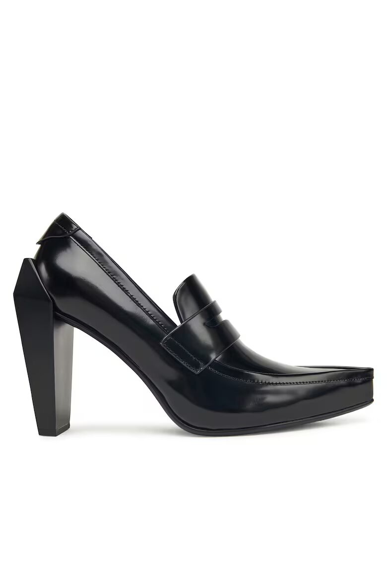 United Nude Pantofi dama - Black Gem Loafer Hi - piele naturala - negru