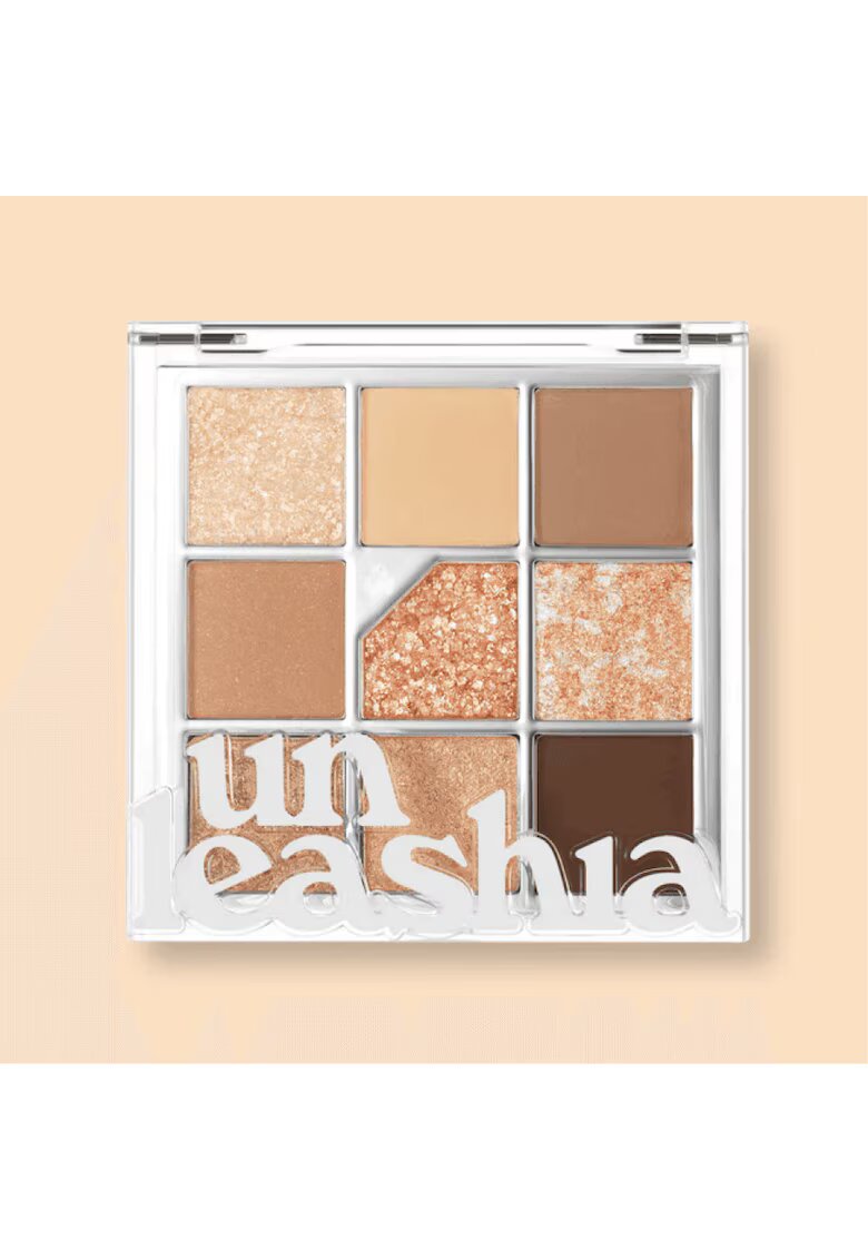 UNLEASHIA Paleta fard de ochi Glitterpedia - N°2 All of Brown - 6.6g
