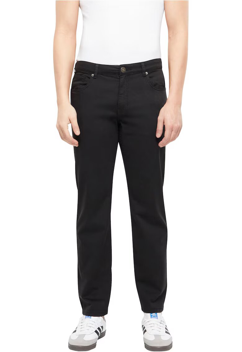 Urban Classics Blugi drepti cu buzunare - Negru