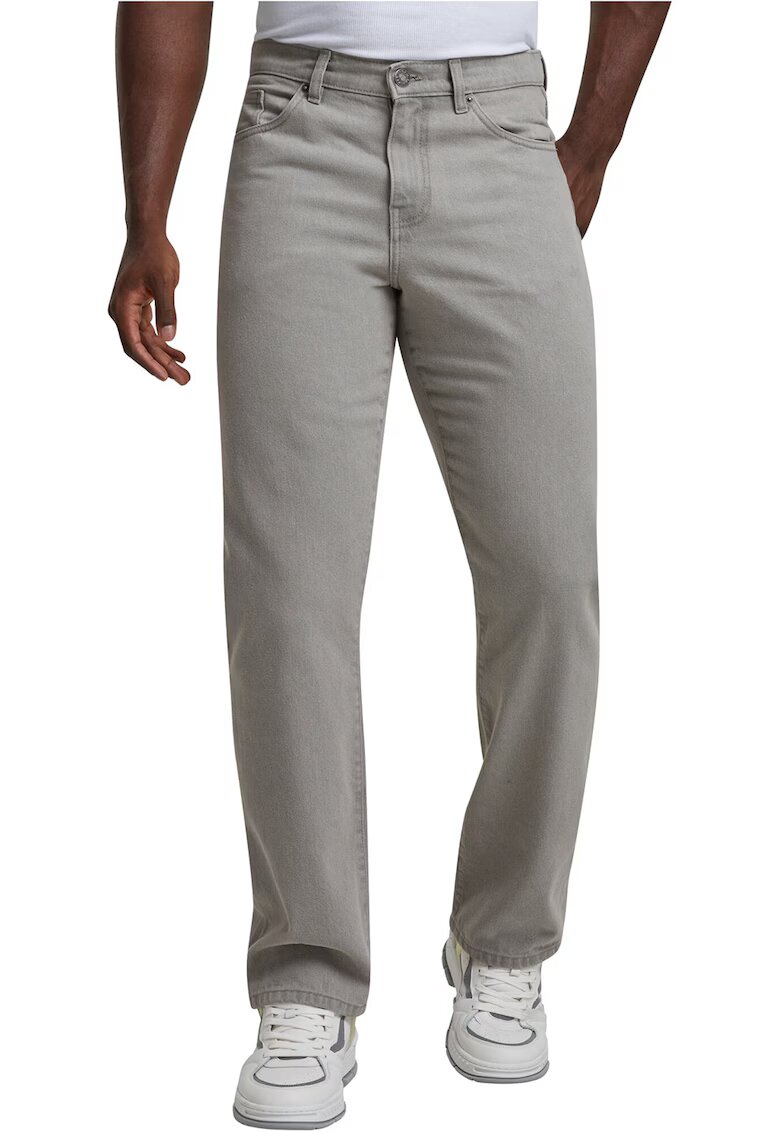 Urban Classics Blugi uni drepti - Gri