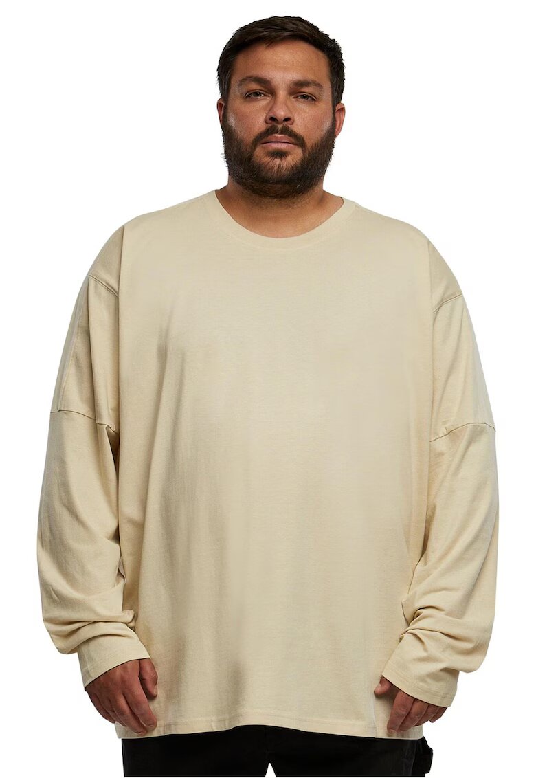 Urban Classics Bluza lejera cu maneci cazute - Bej