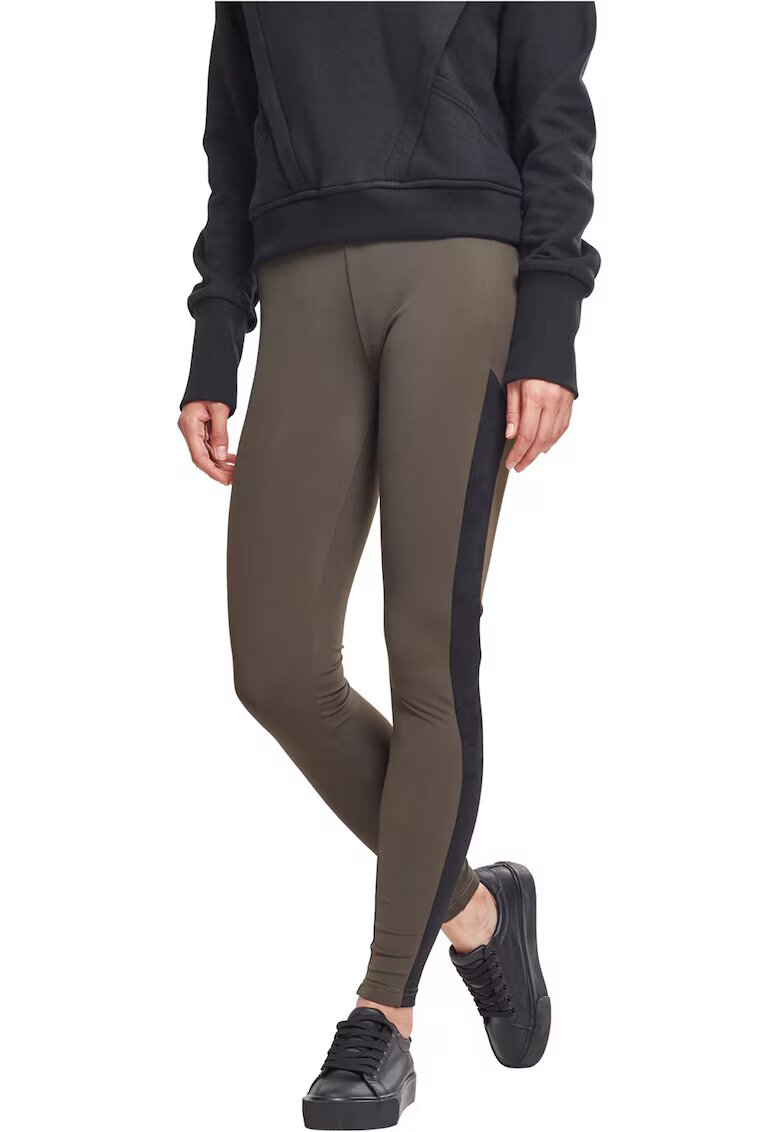 Urban Classics Colanti cu talie medie - Kaki