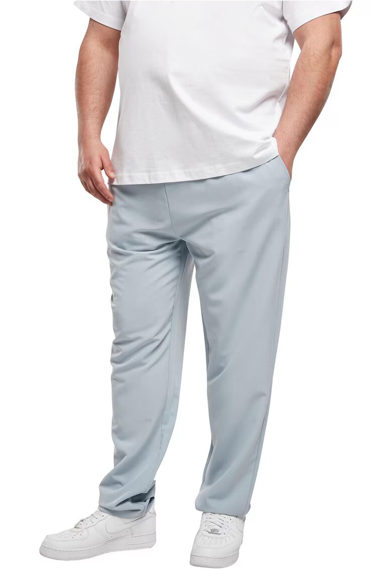Urban Classics Pantaloni relaxed fit cu snur de ajustare - Albastru pal