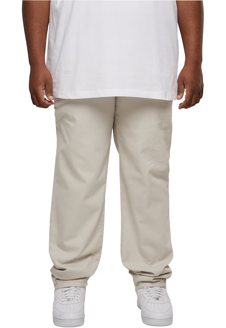 Urban Classics Pantaloni relaxed fit - Maro nisip