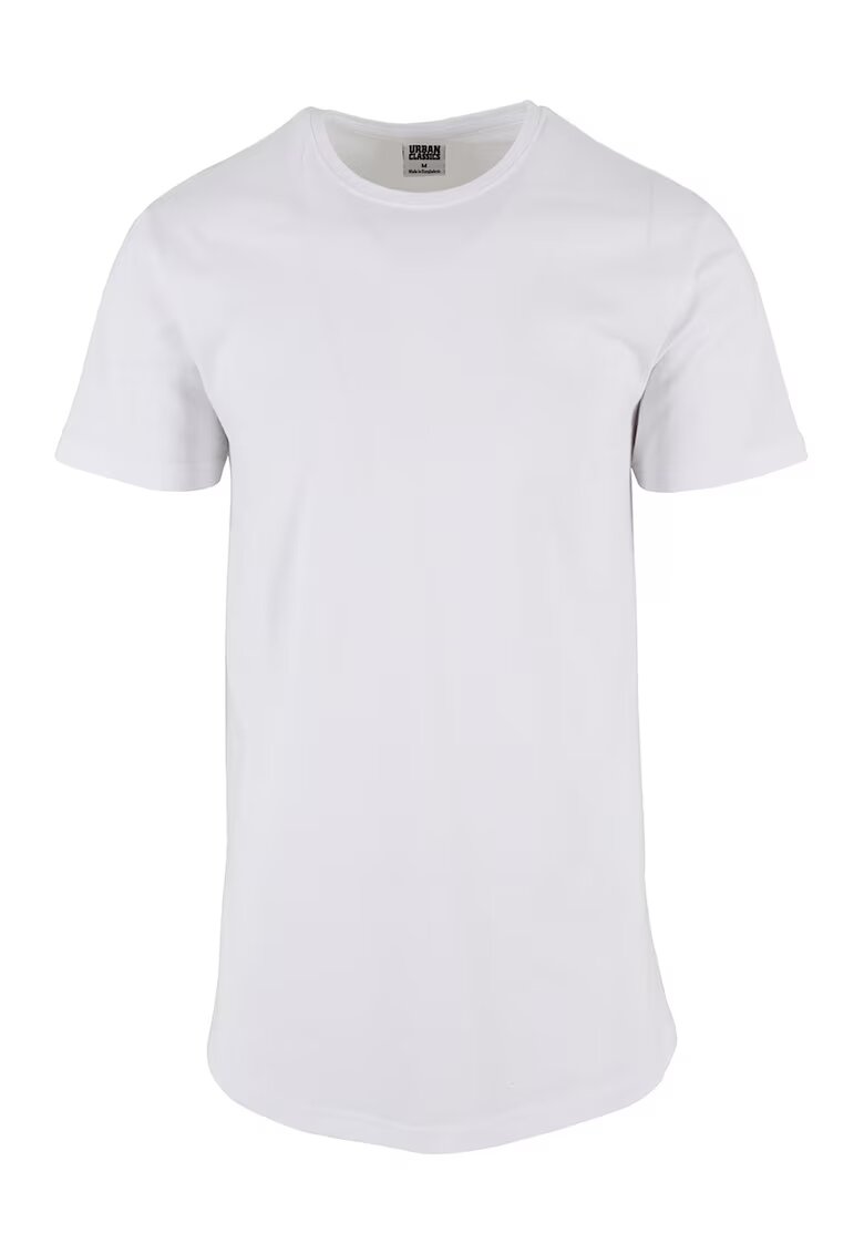 Urban Classics Tricou lung cu model uni - Alb
