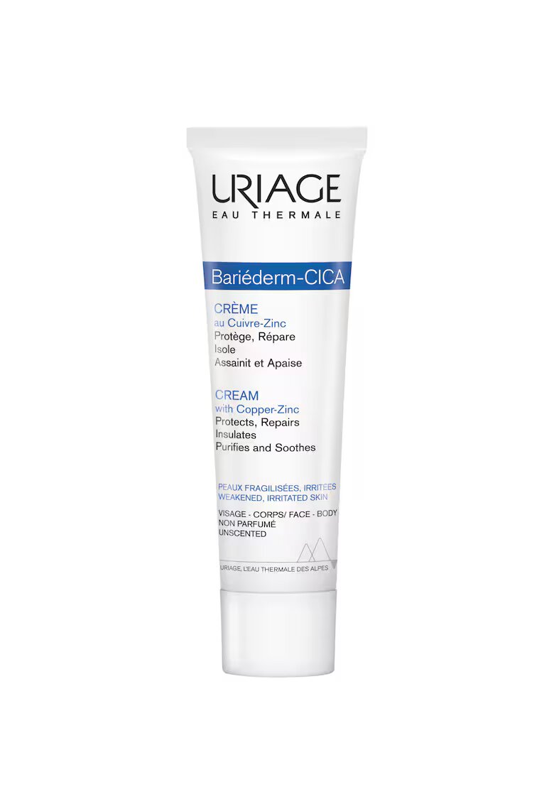 Uriage Crema reparatoare cu cupru si zinc Bariederm Cica - 100 ml