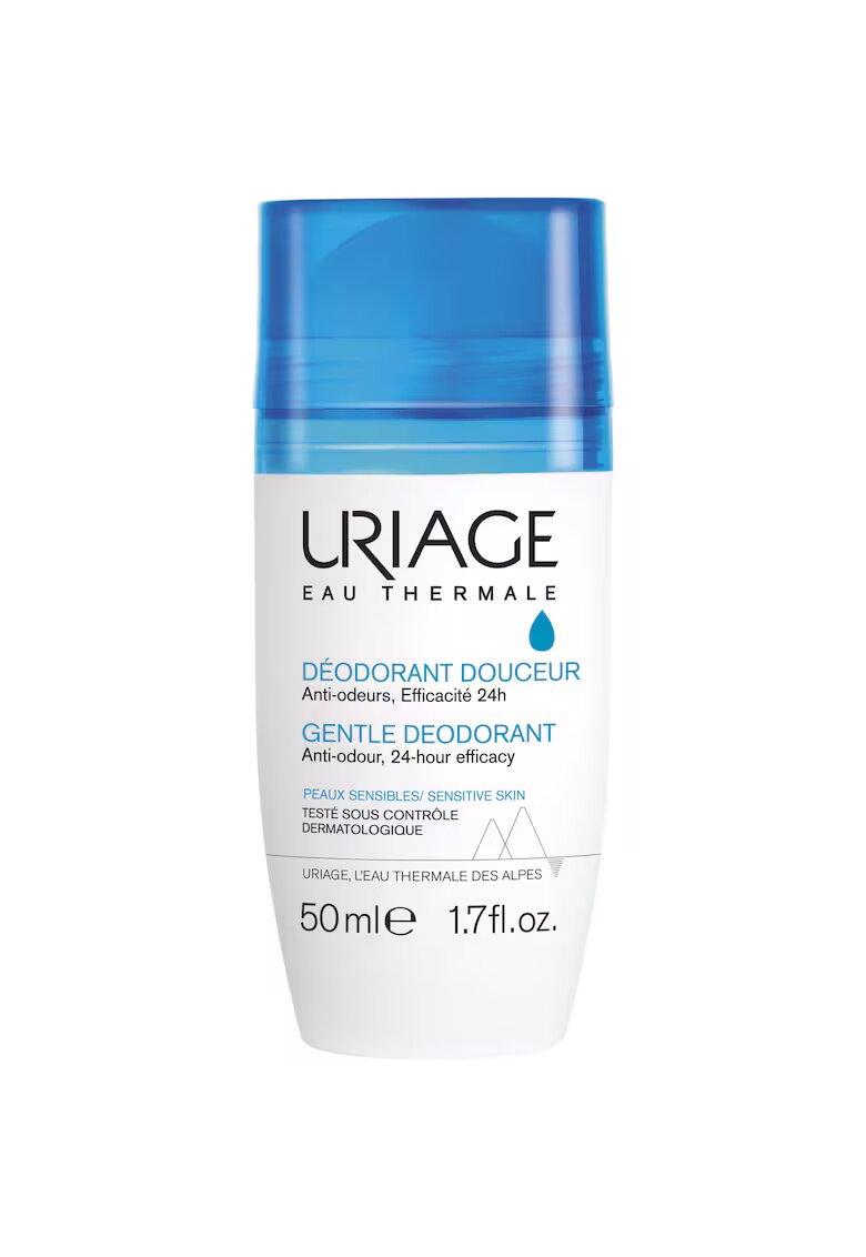 Uriage Deodorant roll-on eficienta 24h - pentru piele sensibila - 50 ml - Sensibil
