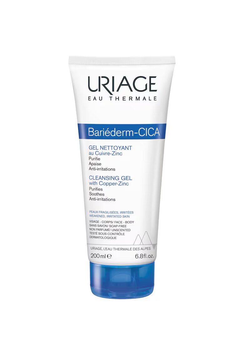 Uriage Gel de curatare - 200 ml - Bariederm Cica -