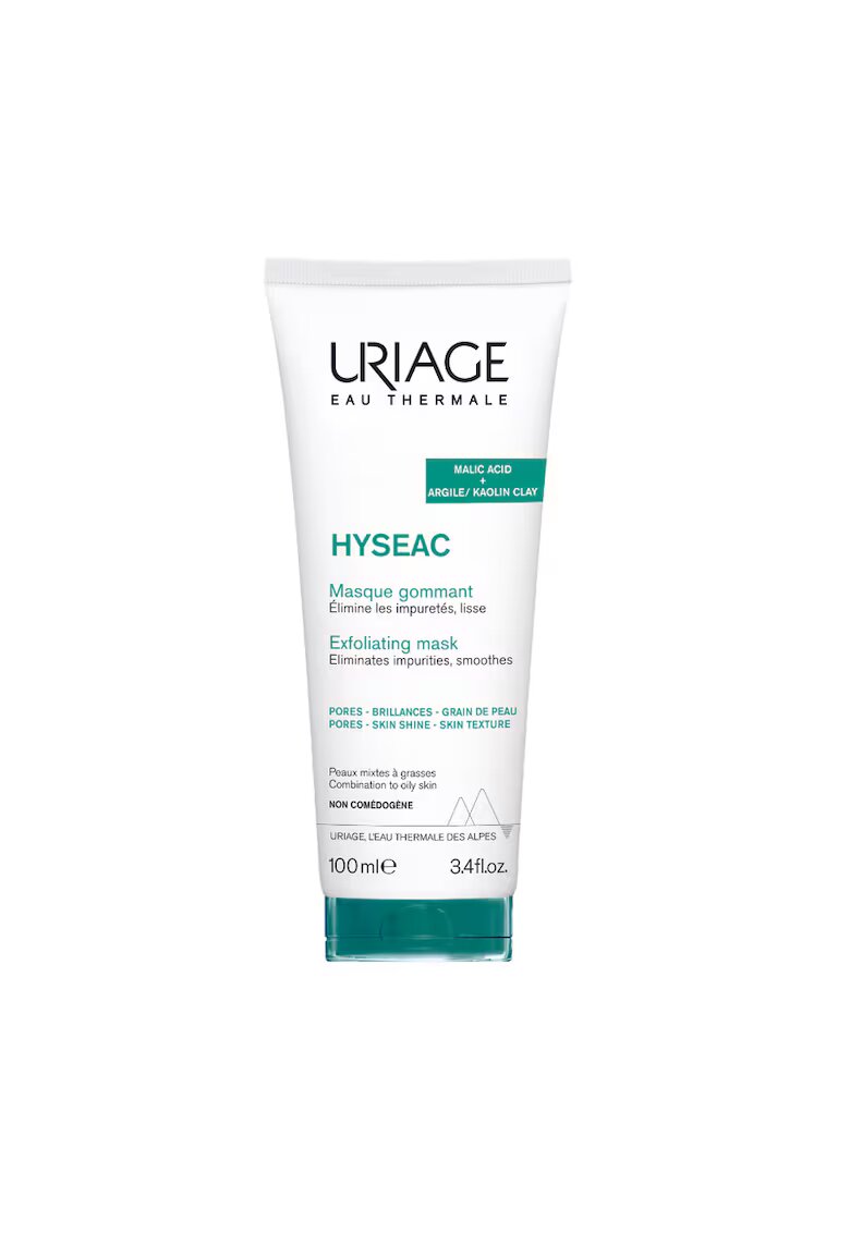 Uriage Masca exfolianta pentru ten mixt sau gras Hyseac - 100 ml