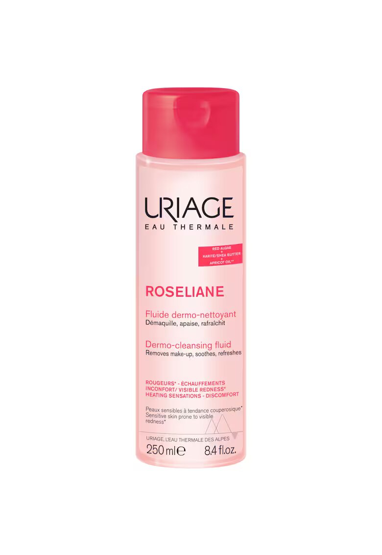 Uriage ROSELIANE Fluid demachiant pielea sensibila predispusa la roseata 250 ml