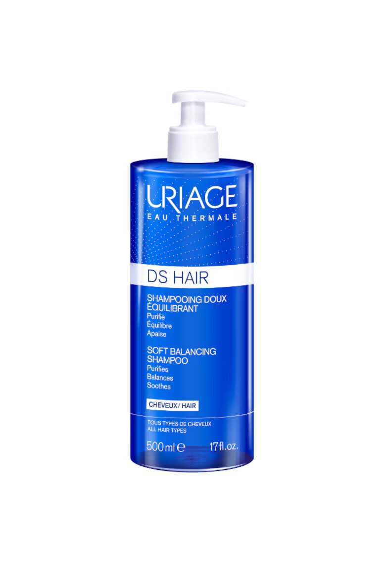 Uriage Sampon reechilibrant cu apa termala DS Hair - 500 ml