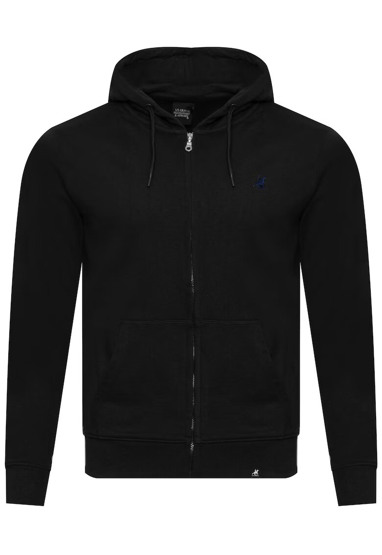 US GRAND POLO EQUIPMENT  APPAREL Hanorac barbati - U.S. GRAND-POLO - Negru
