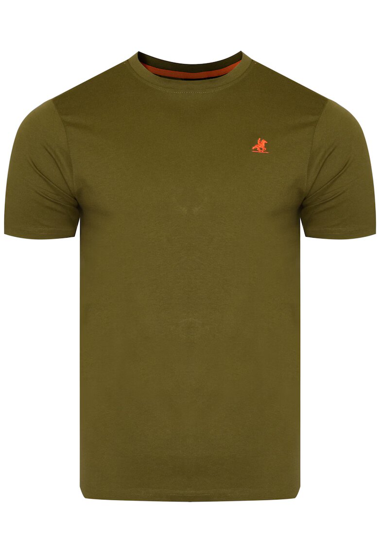 US GRAND POLO EQUIPMENT  APPAREL Tricou barbati - U.S. GRAND POLO - kaki - bumbac