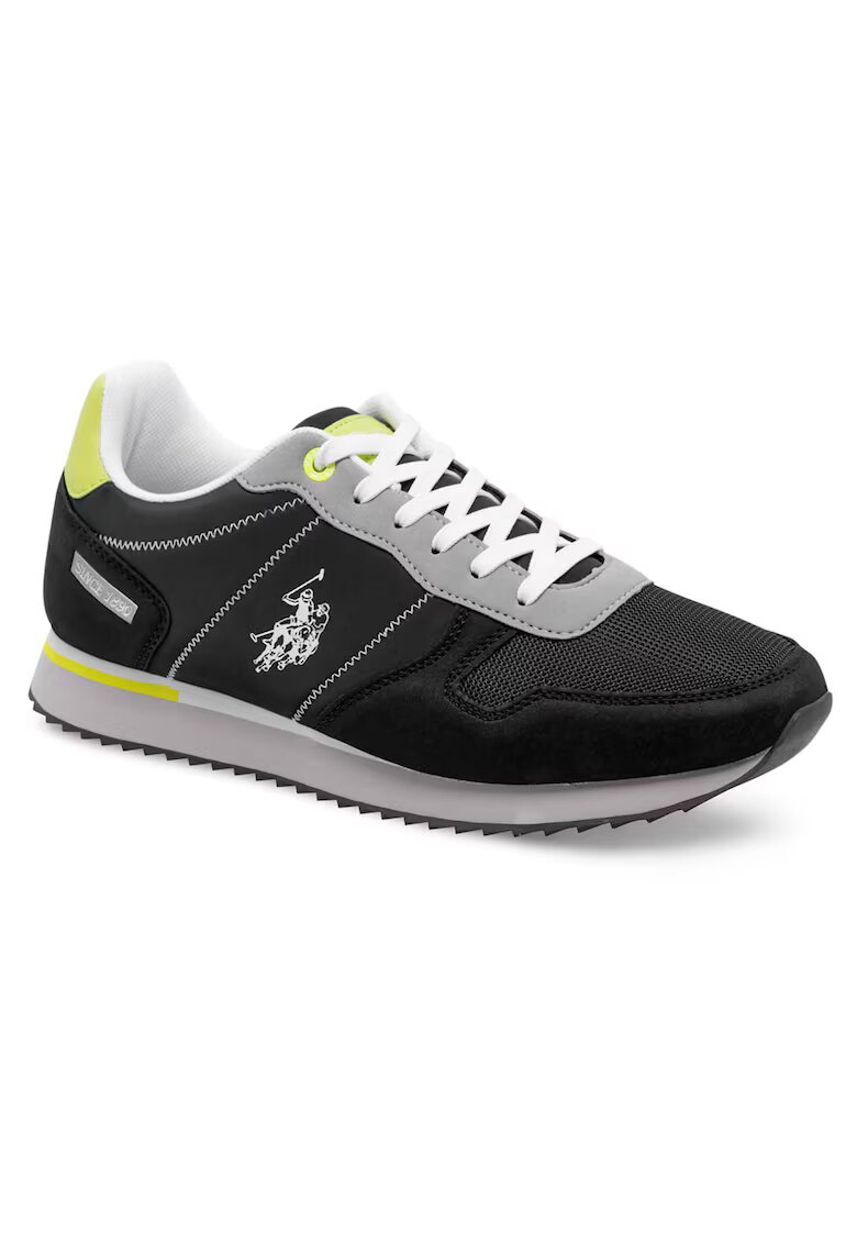 US Polo Assn barbati - U.S. Polo ALTENA001A - verde/negru - textil - Negru