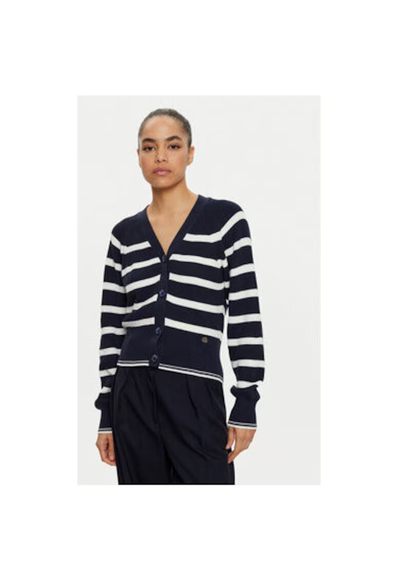 US Polo Assn Cardigan dama - 304797408 - Bumbac - Albastru - Albastru