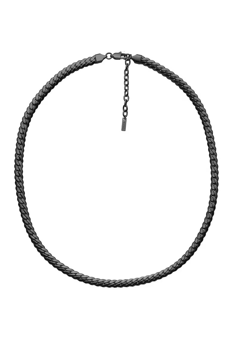 US Polo Assn Colier din otel inoxidabil - Negru