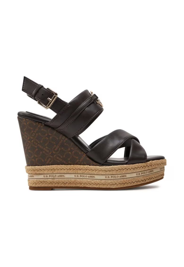 US Polo Assn Espadrile dama - - 303998 - Piele ecologica - - Maro