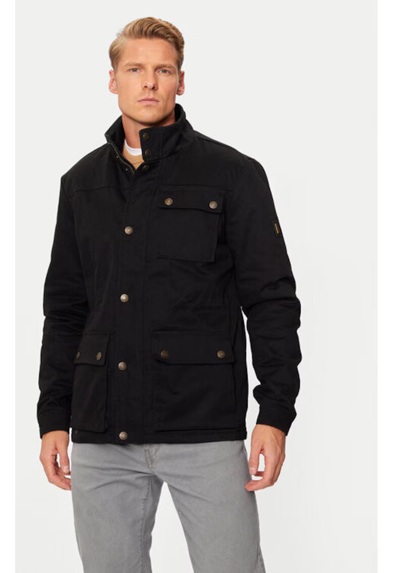 US Polo Assn Geaca barbati - 304797880 - Bumbac - Negru - Negru