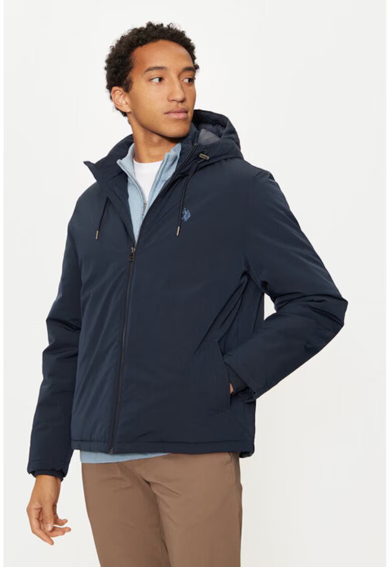 US Polo Assn Geaca barbati - 304798016 - Poliester - Albastru - Albastru