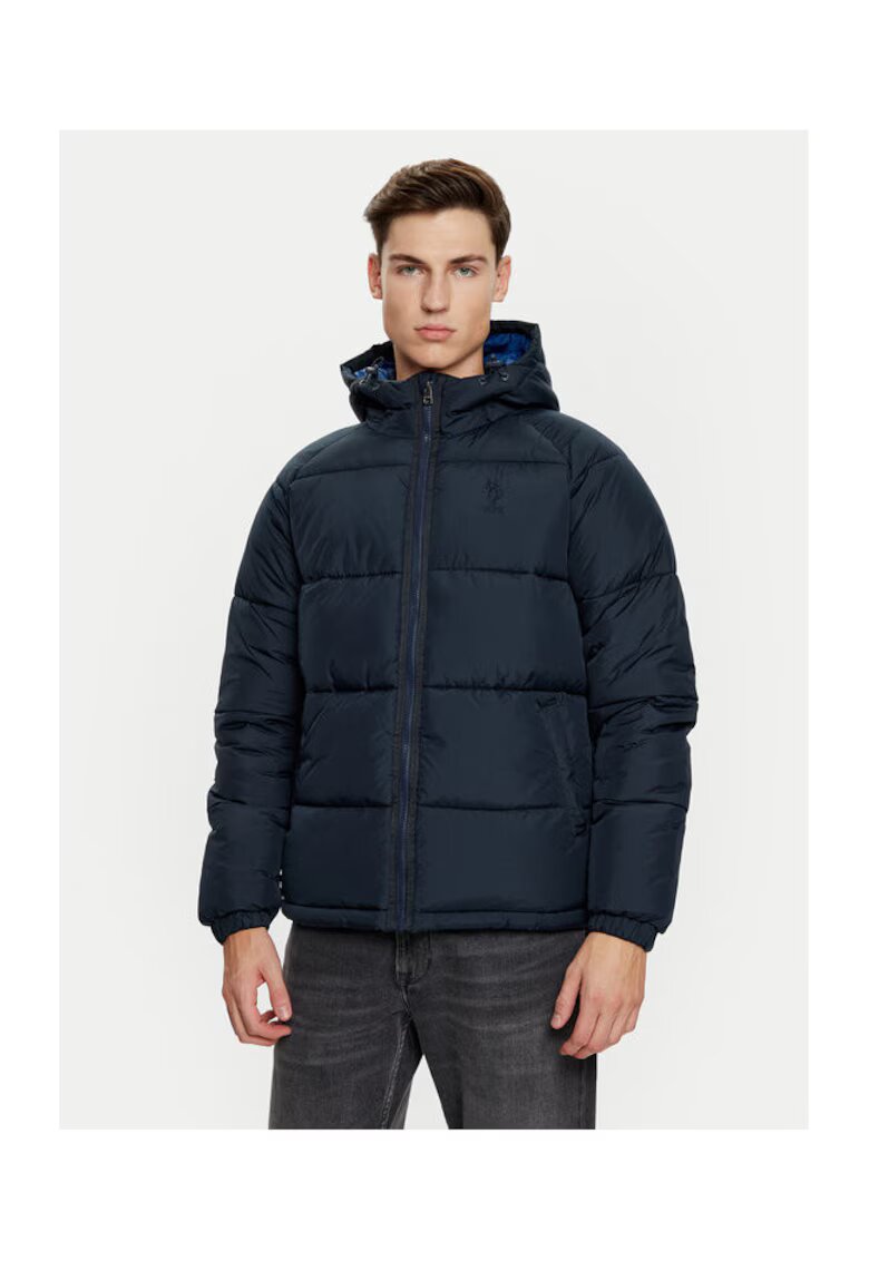 US Polo Assn Geaca barbati - 304798023 - Poliester - Albastru - Albastru