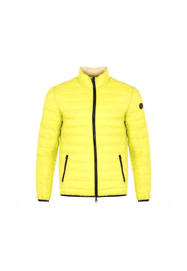 US Polo Assn Geaca barbati - reversibil - nylon - galben/bej