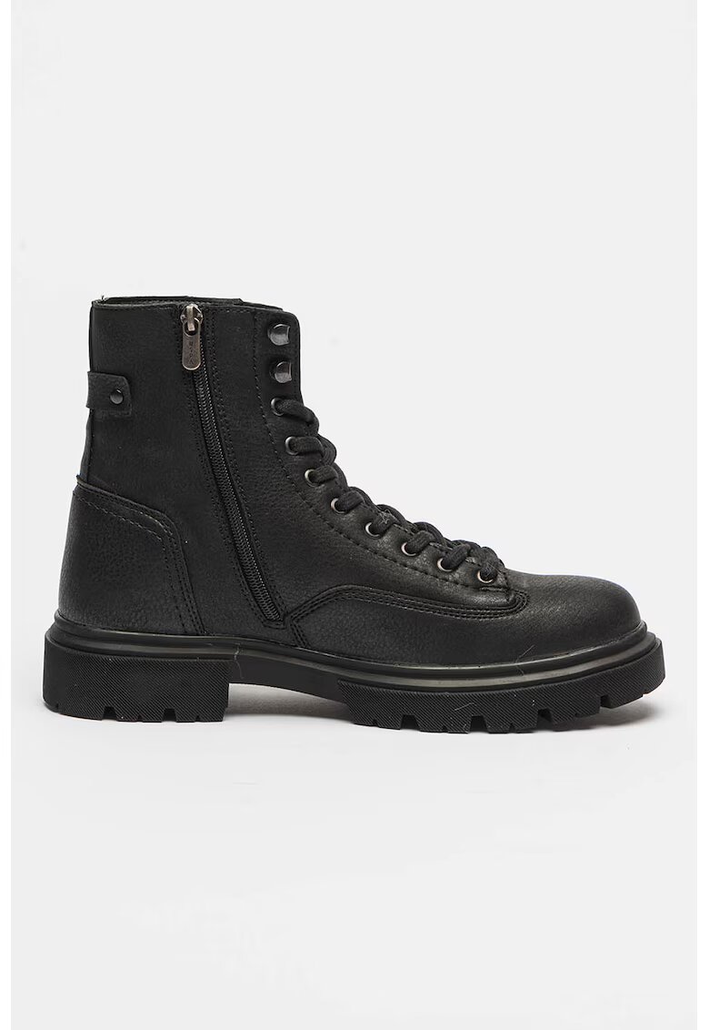 US Polo Assn Ghete cu fermoar - Negru