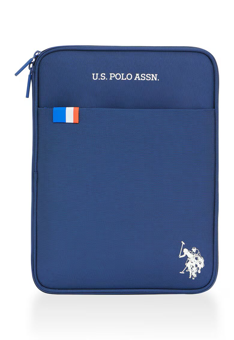 US Polo Assn Husa textila pentru laptop - Albastru inchis - 29.5x20x1