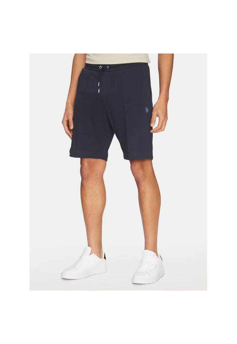 US Polo Assn Pantaloni scurti barbati - 305229960 - Bumbac/Poliester - Albastru - Albastru