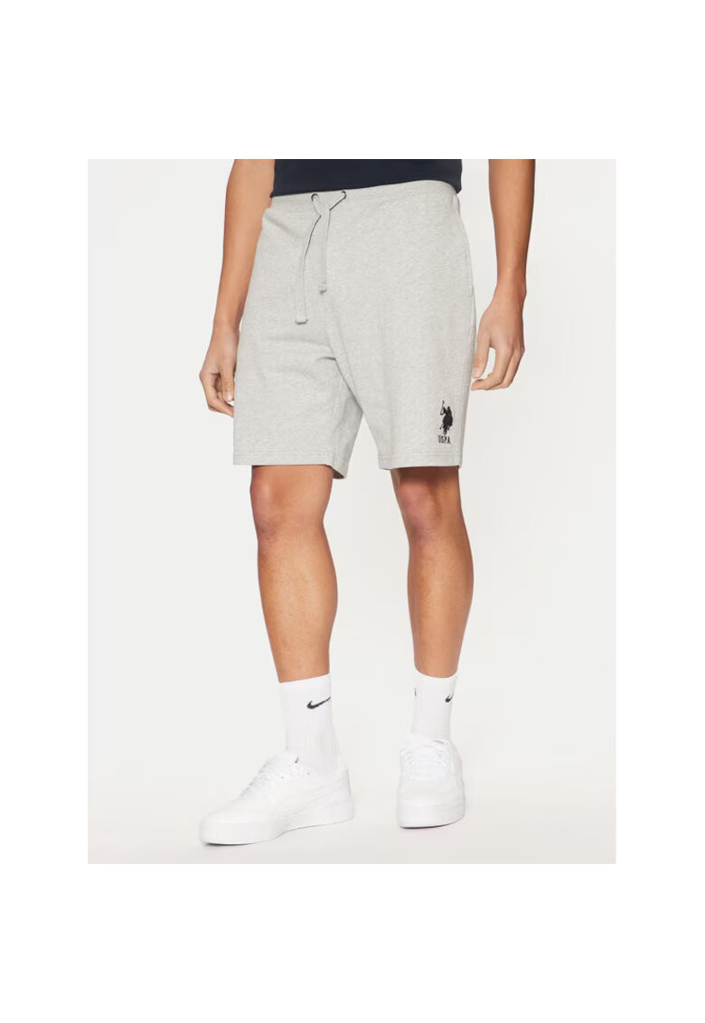 US Polo Assn Pantaloni scurti barbati - 305230270 - Bumbac - Gri - Gri
