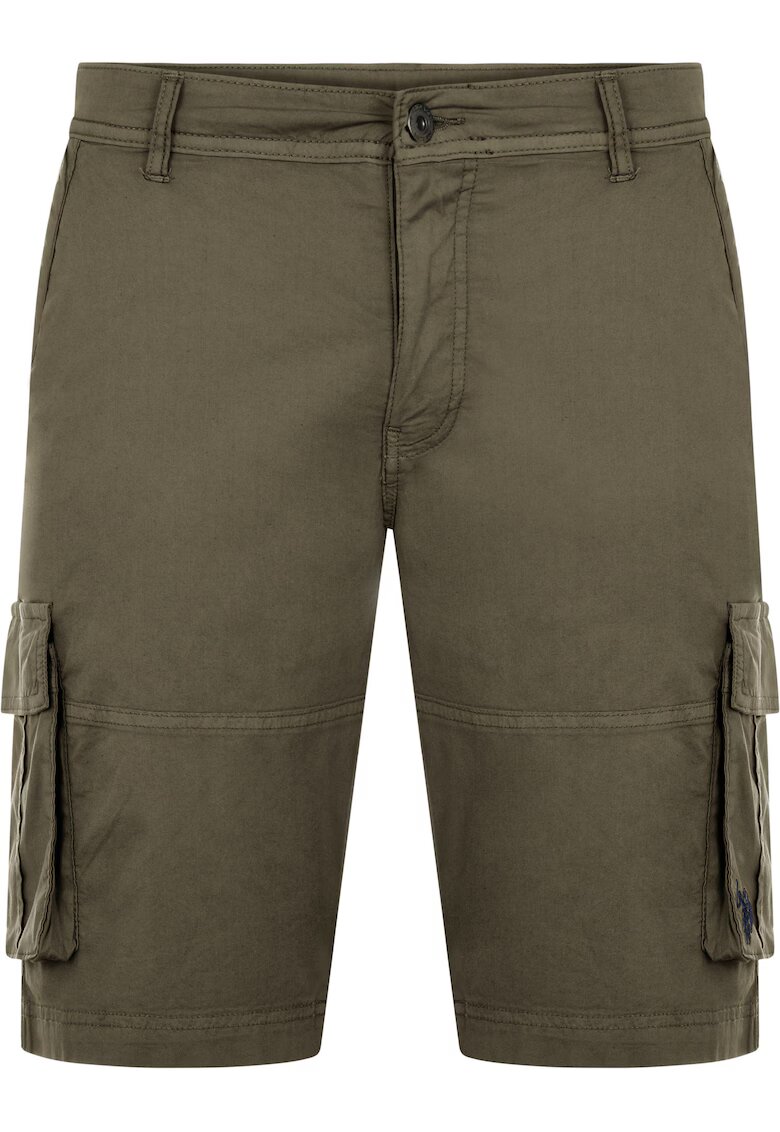 US Polo Assn Pantaloni scurti barbati bumbac/elastan - Kaki