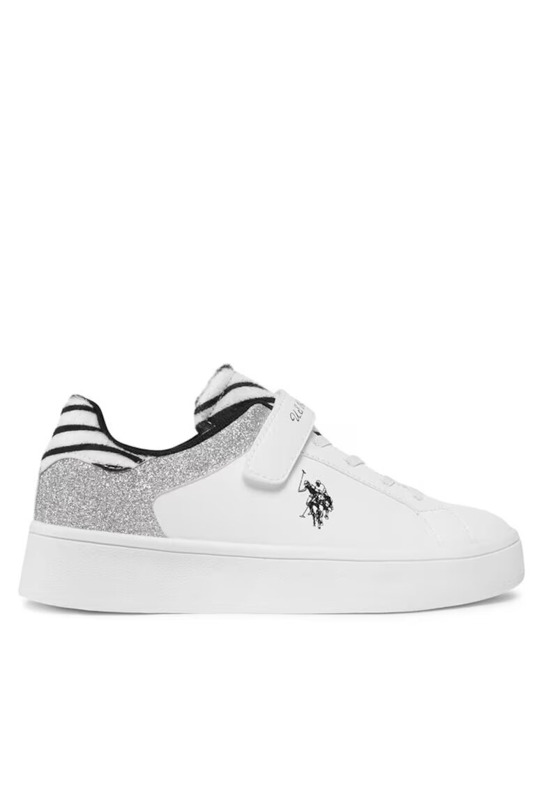 US Polo Assn Pantofi copii US Pollo Assn - 303233655 - Textil - Alb
