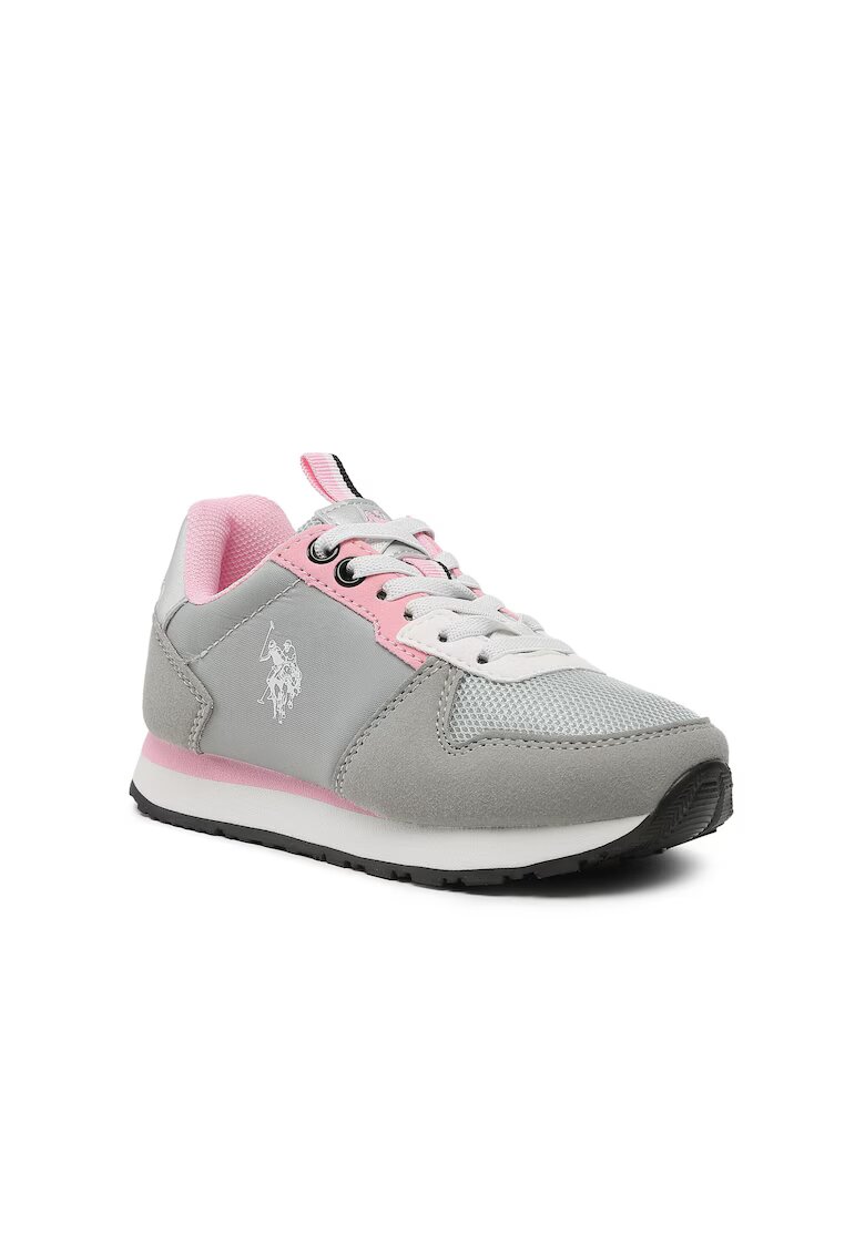US Polo Assn Pantofi sport Baieti/Fete - Textil - Gri