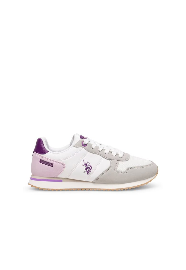US Polo Assn Pantofi sport dama - - Textil - Alb - Alb