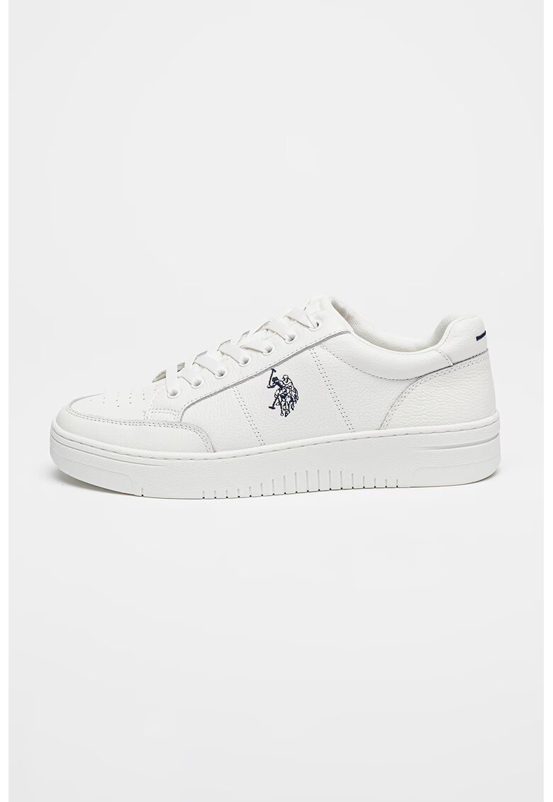 US Polo Assn Pantofi sport din piele Vasily - Crem