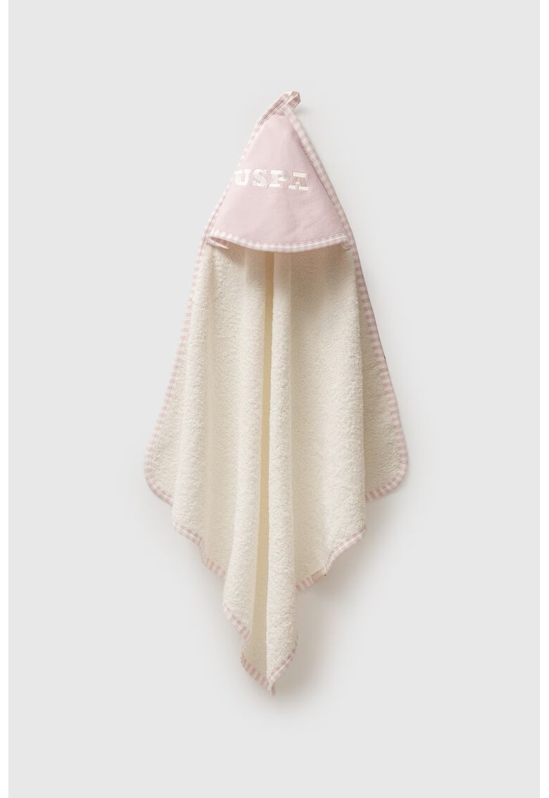 US Polo Assn Prosop de bumbac - Roz prafuit/Bej deschis