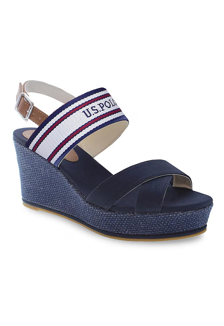 US Polo Assn Sandale dama - 302822133 - Textil - Albastru - Albastru