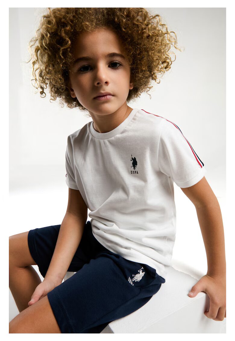 US Polo Assn Set doua piese pentru copii - US2044-4 - Alb