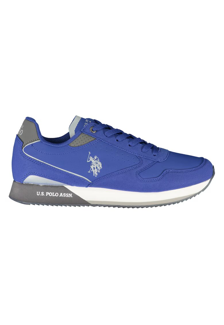 US Polo Assn Sneakers barbati - 40% Poliester - 60% Poliuretan - Albastru - 23510 - Albastru