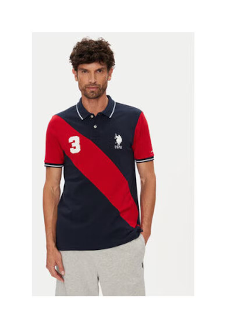 US Polo Assn Tricou barbati - bleumarin - 100% bumbac -