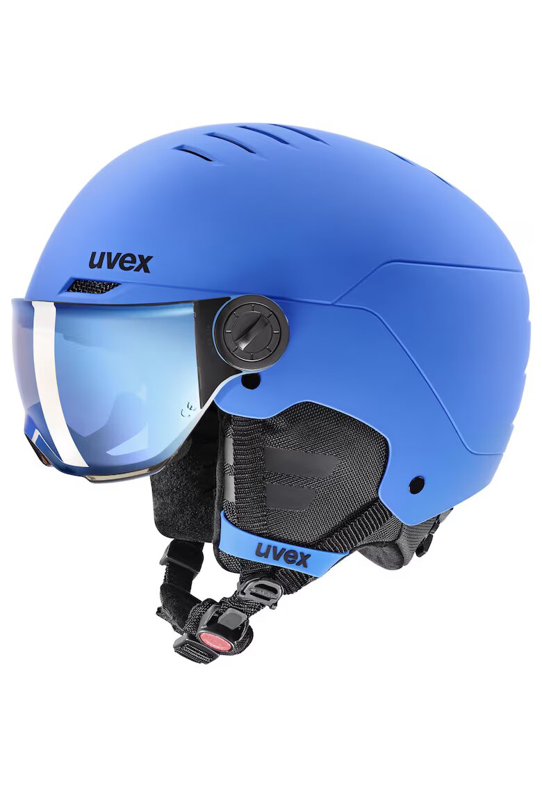 Uvex Casca ski ROCKET JR VISOR - pentru copii - Albastru