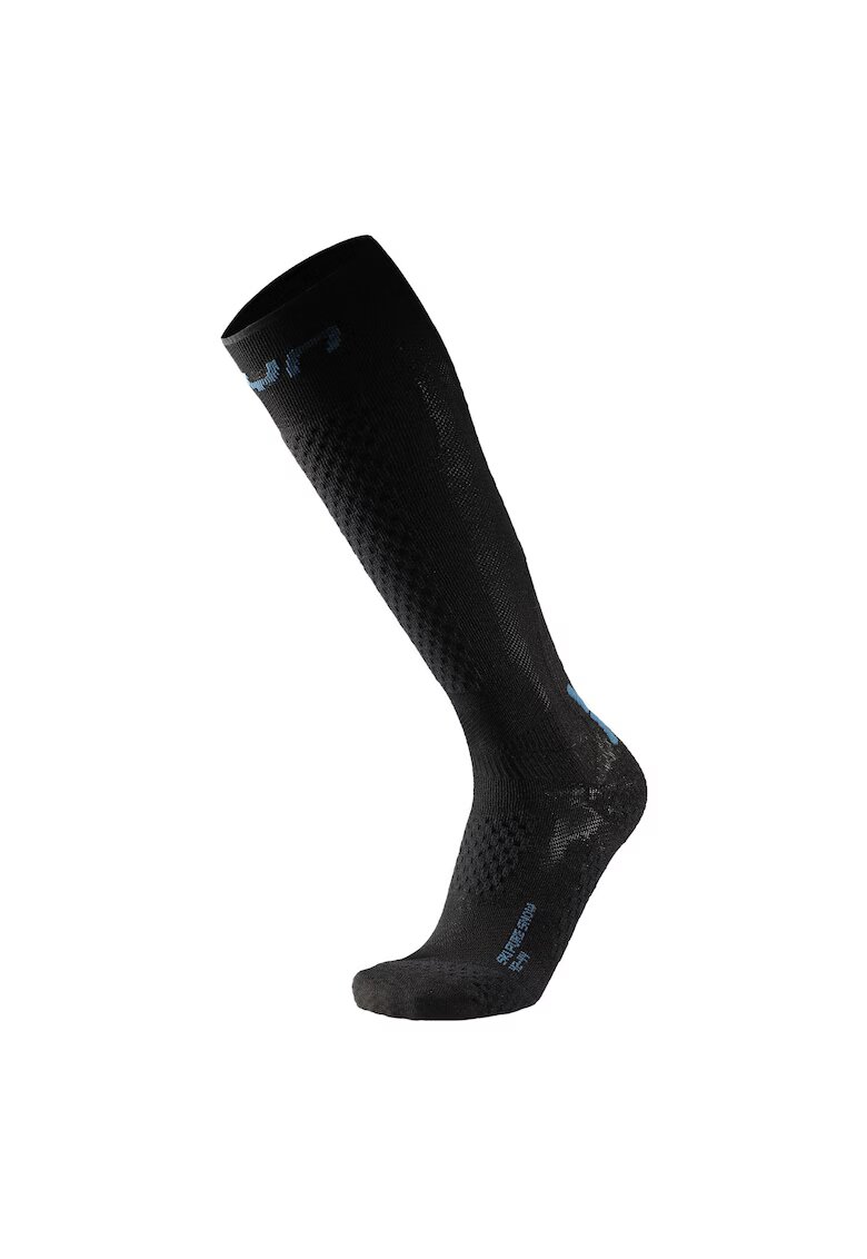 UYN Sosete lungi pana la genunchi pentru ski Pure Snow - Negru