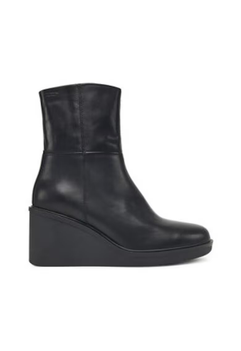 Vagabond Botine dama pana la glezna - 305573476 - piele naturala - negru -