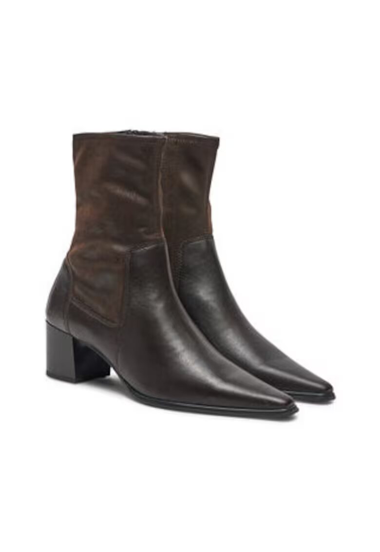 Vagabond Ghete de dama pana la glezna - 304622571 - piele naturala - maro -