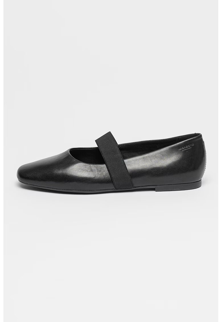 Vagabond Shoemakers Balerini din piele cu segment elastic Jolin - Negru