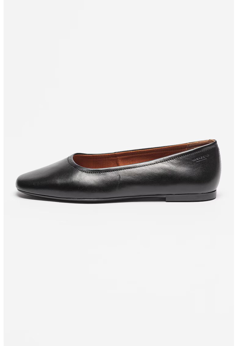 Vagabond Shoemakers Balerini din piele cu varf migdalat Jolin - Negru