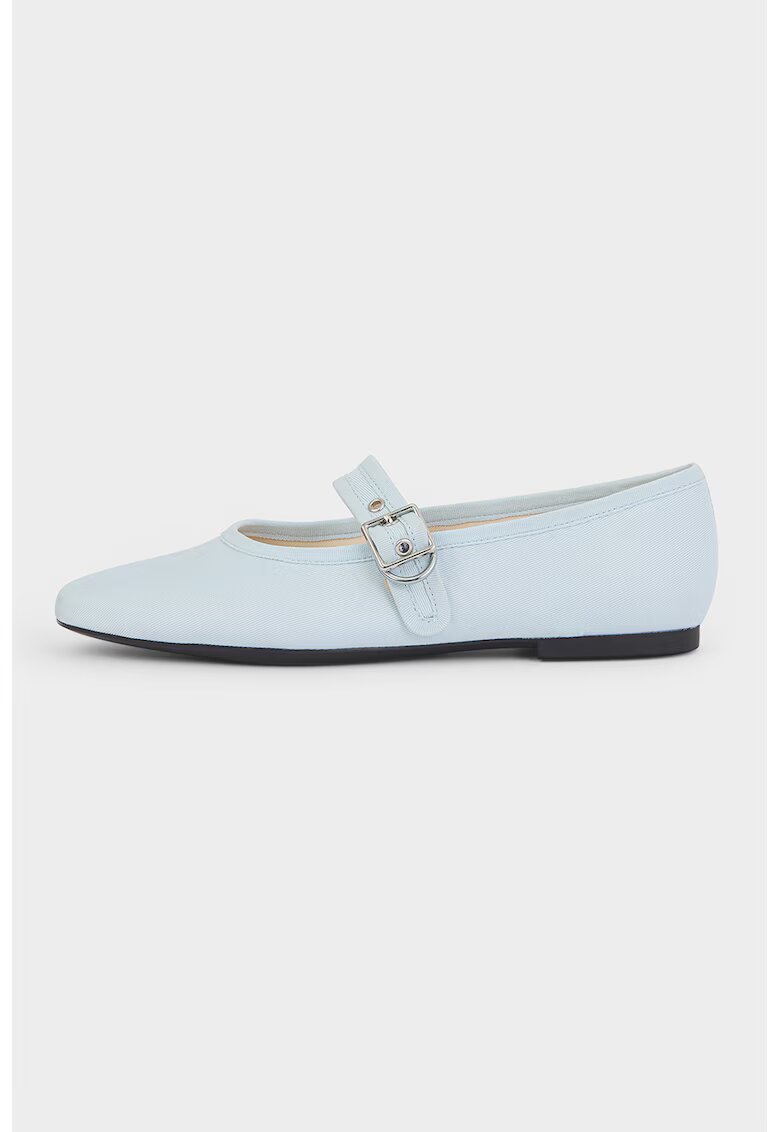 Vagabond Shoemakers Balerini May Jane cu catarama - Albastru deschis