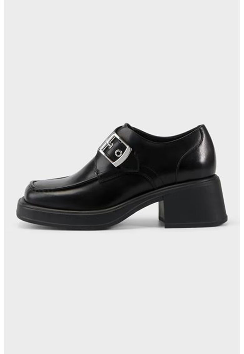 Vagabond Shoemakers Pantofi de piele cu toc masiv - Negru