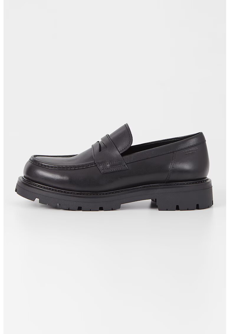 Vagabond Shoemakers Pantofi loafer uni de piele - Negru