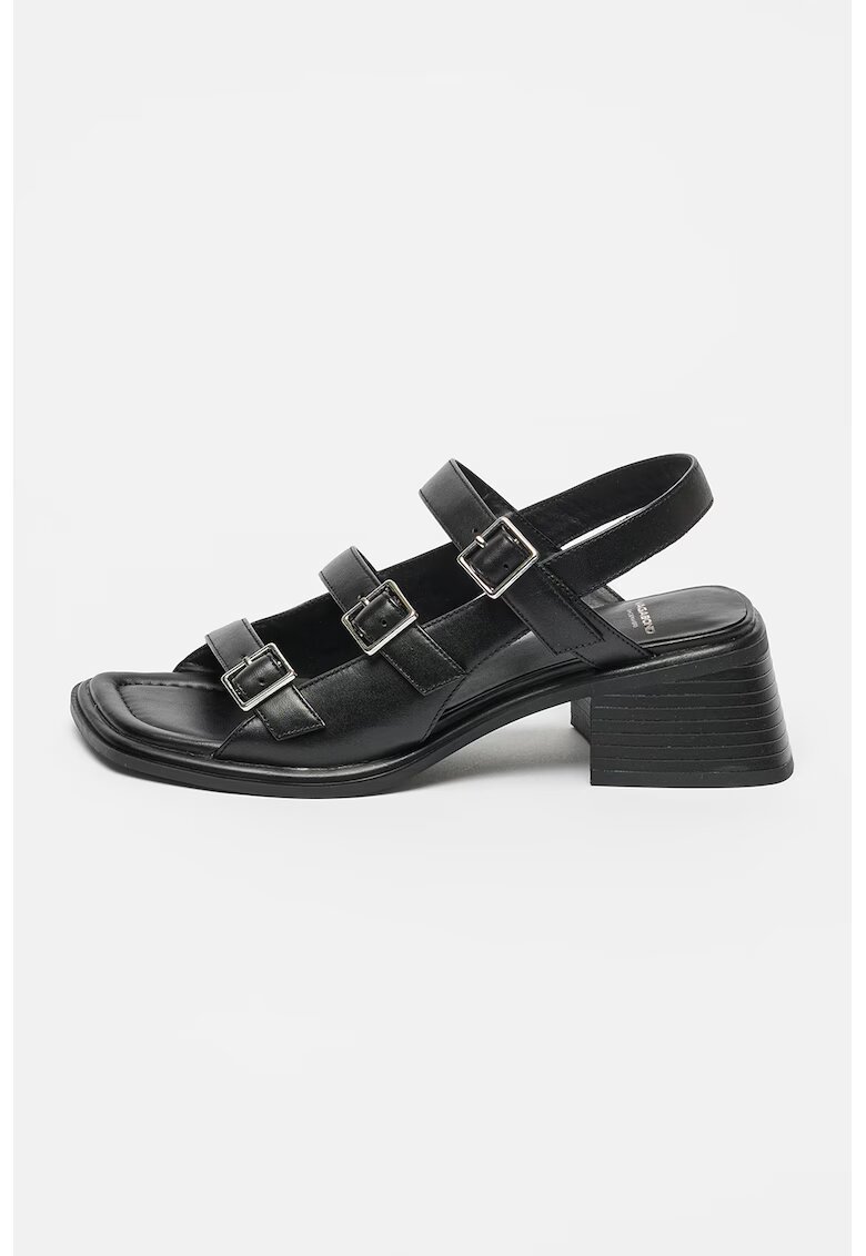 Vagabond Shoemakers Sandale de piele cu catarame Ines - Negru